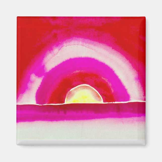 Íman Sunrise, Georgia O’Keeffe, (Frente)