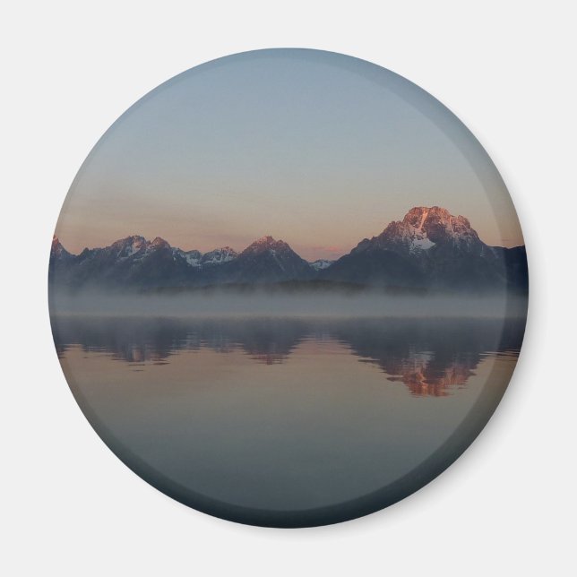 Íman Sunrise no Parque Nacional de Jackson Dam Grand Te (Frente)