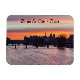 Íman Sunrise sobre Ile de la Cite e Notre Dame - Paris