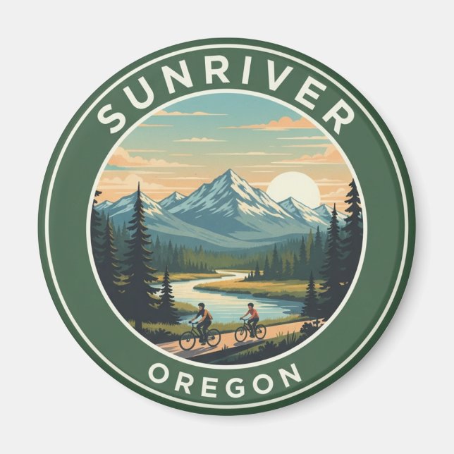 Íman Sunriver Oregon Viagem (Frente)
