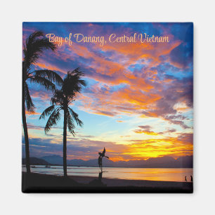 Íman Sunset, Baía de Danang, Vietname Central,