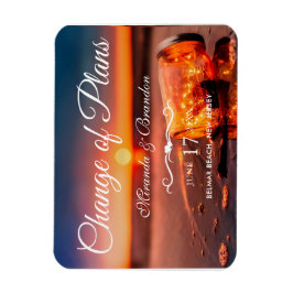 Íman Sunset Beach Mason Jar Blue Night Change of Plan