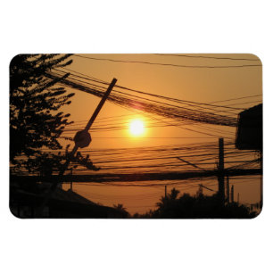 Íman Sunset com fio ... Krung Thep, Tailândia