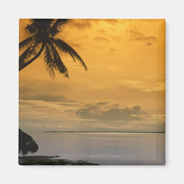 Íman Sunset de praia (Frente)