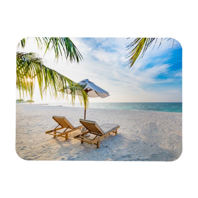 Íman Sunset de praia incrível (Horizontal)