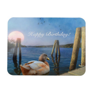 Íman Sunset Duck Happy Birday