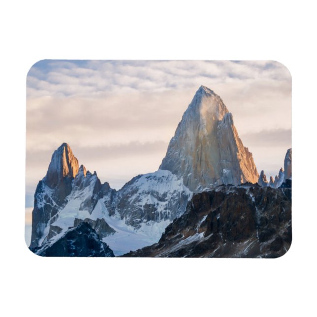 Íman Sunset E Nuvens Sobre Mt Fitzroy (Horizontal)