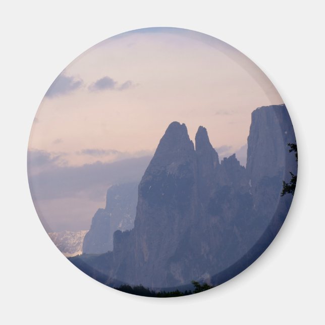 Íman Sunset em Dolomites (Frente)