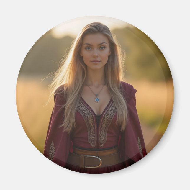 Íman Sunset: Helena Chevalier na Floresta (Frente)