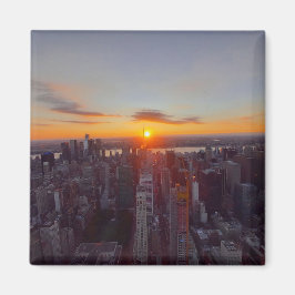 Íman Sunset in Manhattan, Hudson River - New York City