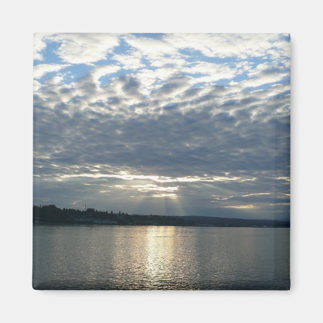 Íman Sunset na Colúmbia Britânica e no mar Canadense (Frente)