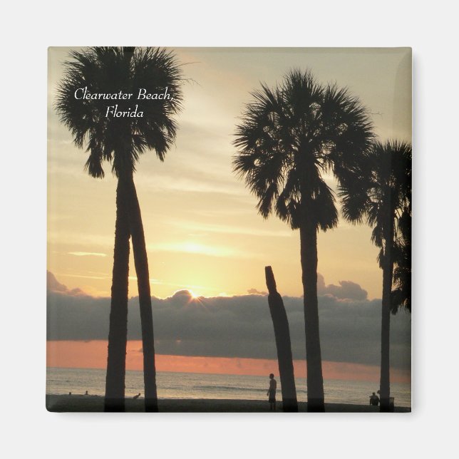 Íman Sunset na praia de Clearwater (Frente)