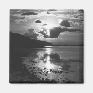 Íman Sunset Negro - Estudo no ímã monocromático