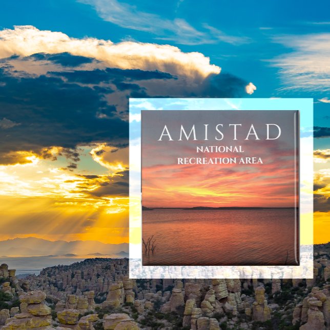 Íman Sunset no Amistad Reservoir, Amistad ARN, Texas (Criador carregado)