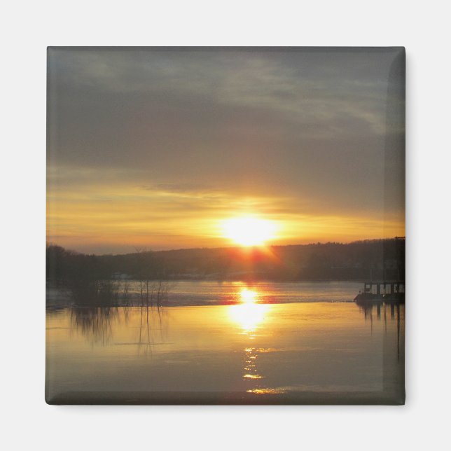 Íman Sunset no Hudson (Frente)