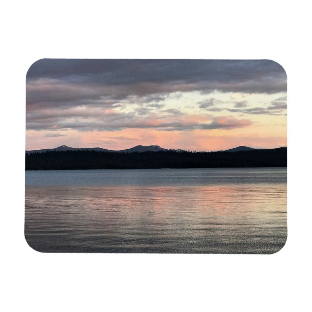 Íman Sunset no Lago Crescent, Oregon (Horizontal)