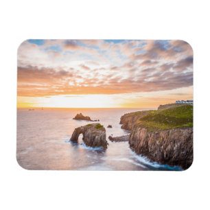 Íman Sunset no Lands End em Cornwall Inglaterra
