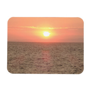 Íman Sunset no mar 3"x4" Magnet