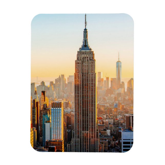 Íman Sunset Over New York (Vertical)