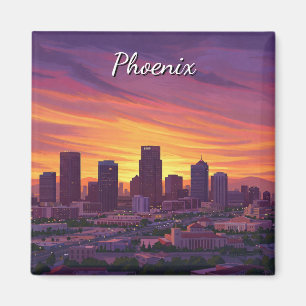 Íman Sunset Phoenix Skyline Arizona