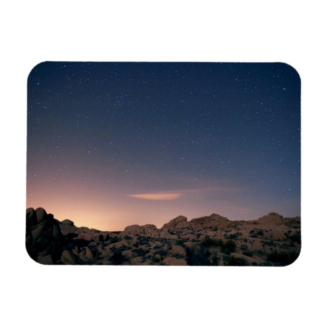 Íman Sunset Sobre Joshua Tree Parque Nacional (Horizontal)