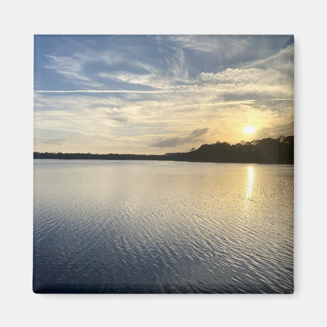 Íman Sunset Sobre Lago Wildcat (Frente)