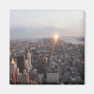 Íman Sunset sobre Manhattan