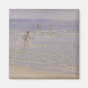 Íman Sunshine em Skagen: Meninos Nadando, 1892