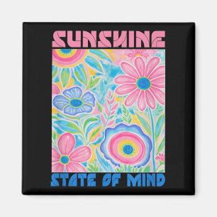 Íman Sunshine State Of Miney Short Funny Flower, Verão