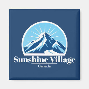 Íman Sunshine Village Canada ski resort souvenir