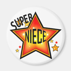 Íman Super Estrela Niece Engraçado Magnet