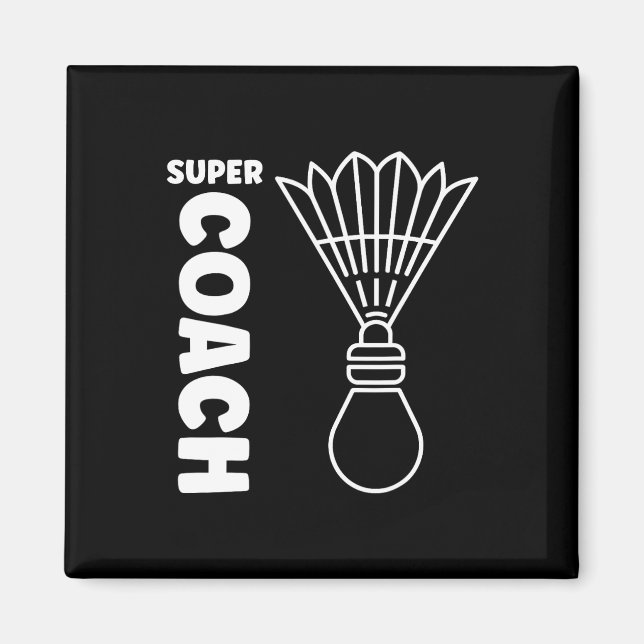 Íman Super Formador Badminton Esporte Simples Badminton (Frente)