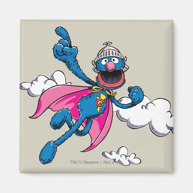 Íman Super Grover Antigo (Frente)