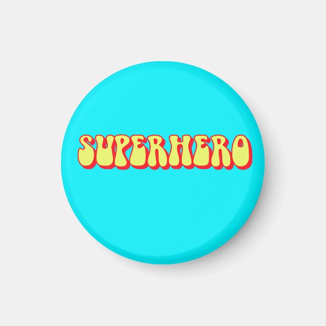 Íman Super-herói (Frente)