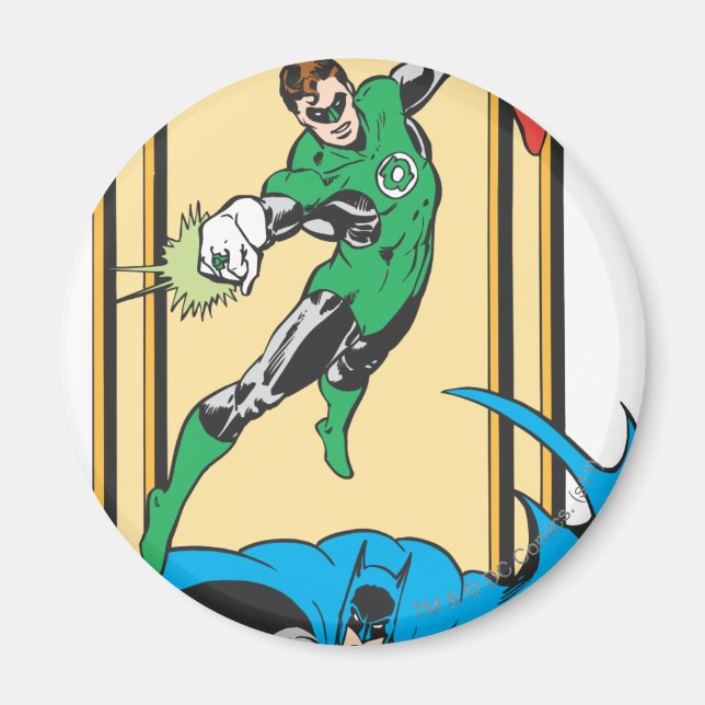 Íman Super-Heróis Em Ação (Frente)