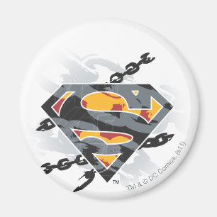 Íman Super-Homem Estilizado Logotipo das grades