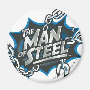 Íman Super-Homem Estilizado  Logotipo de abertura de a