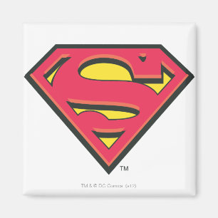 Íman Super-Homem  Logotipo clássico