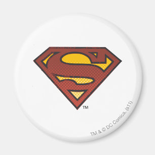 Íman Super-Homem  Logotipo de pontos desbotados
