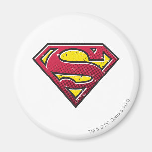 Íman Super-Homem Logotipo do Scratches