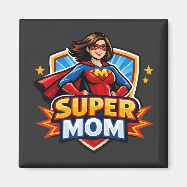 Íman Super Mãe (Frente)