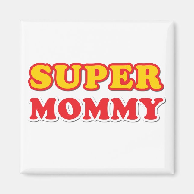 Íman Super Mamãe (Frente)