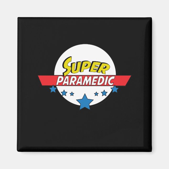 Íman Super paramédico, #paramédico (Frente)