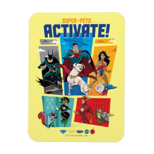 Íman Super Pets & Justice League - Ativate!