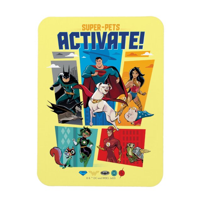Íman Super Pets & Justice League - Ativate! (Vertical)
