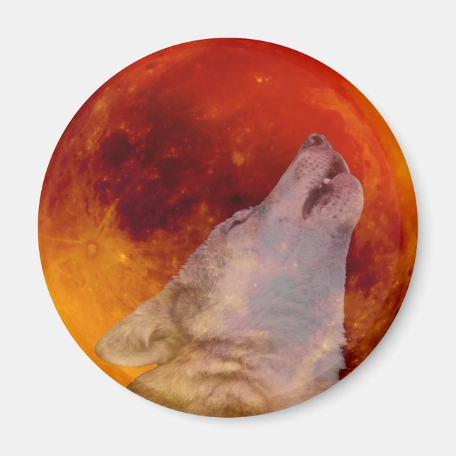 Íman Super Sangue Wolf Moon 2019 (Frente)