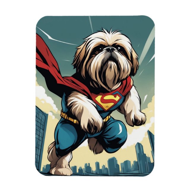 Íman Super Shih Tzu Magnet (Vertical)