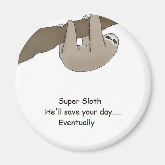 Íman Super Sloth Hero (Frente)