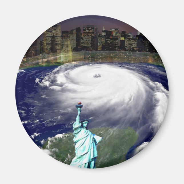 Íman Super Storm Sandy 2012, Olhos da tempestade_ (Frente)