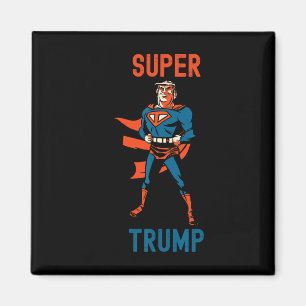 Íman Super Trump Engraçado Super-herói Donald Trump Ina